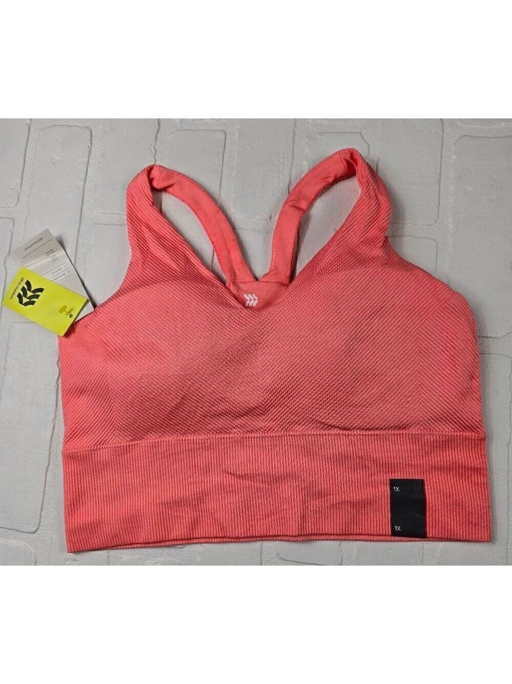 All In Motion V-Neck Medium Support Sports Bra 1X